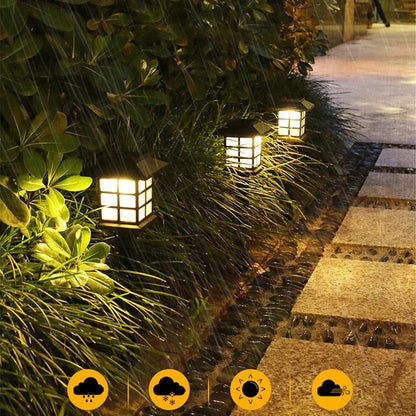 2-Pack Solar Pathway Lights